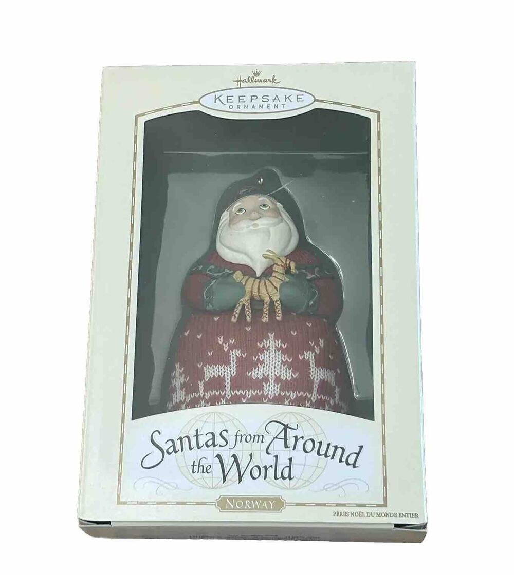 Hallmark Keepsake Ornament Santas from Around the World NORWAY 2004 Original Box